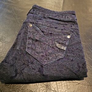 Parasuco Blue Patterned Jeans
